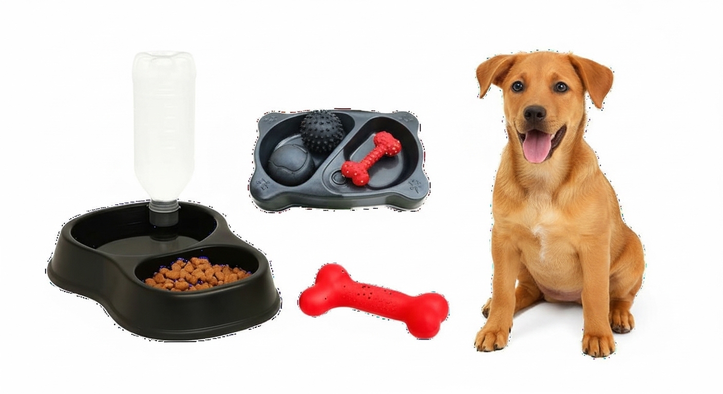 Kit Comedouro Bebedouro Automático 2 em 1: praticidade e diversão para seu pet!