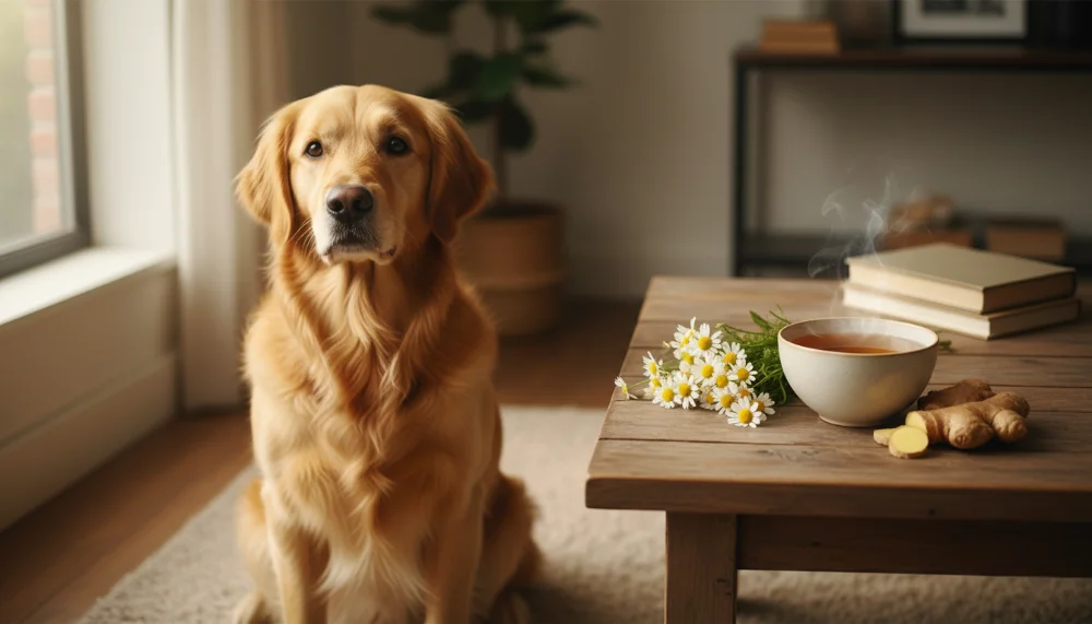 Ervas e chás medicinais para cães