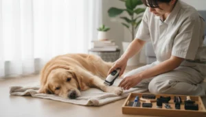 Tosa higiênica em casa: passo a passo seguro para aparar os pelos do seu pet